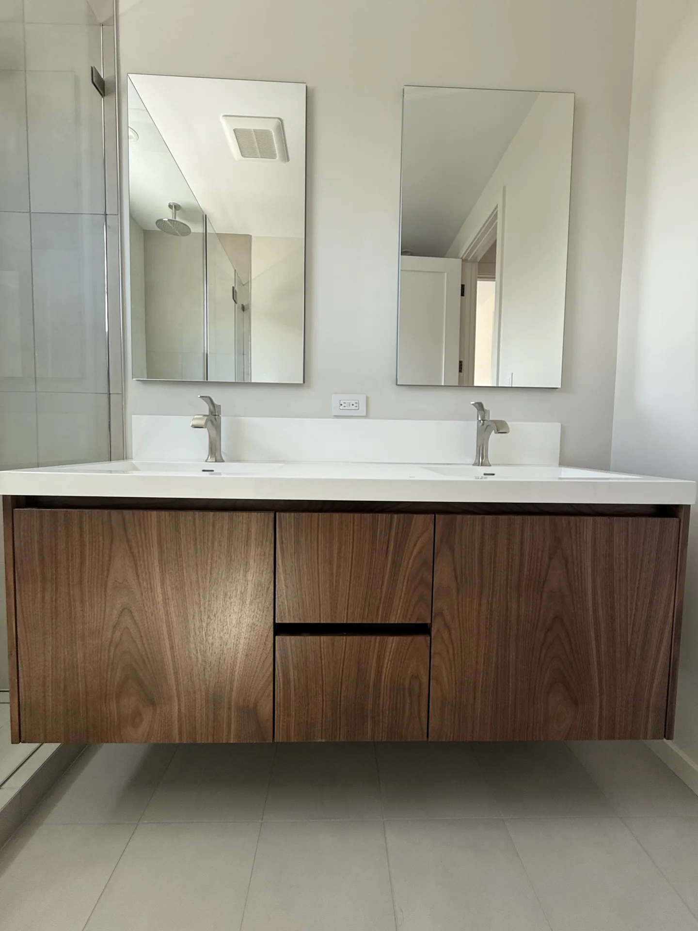 Luxury bathroom fixture detail