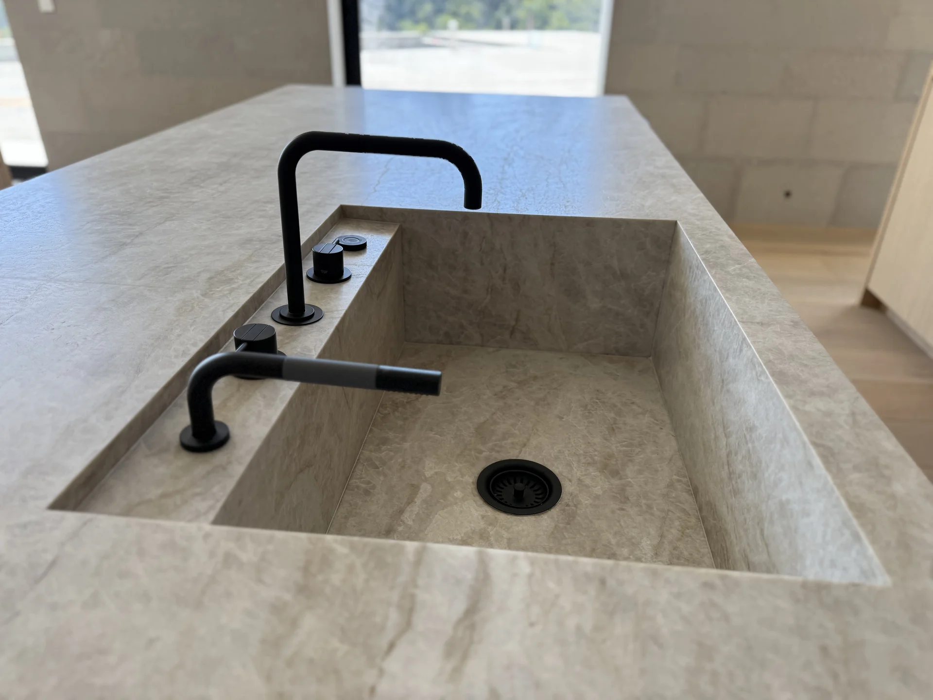 Modern bathroom space