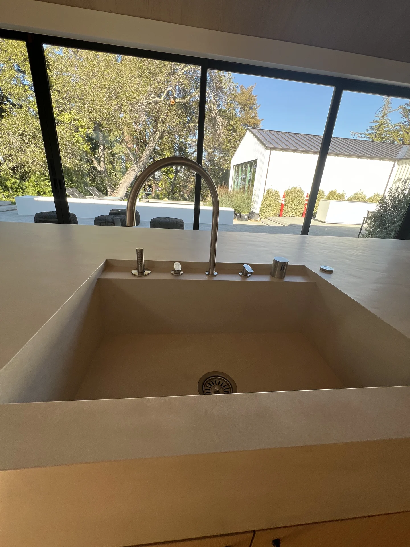 Modern bathroom detail